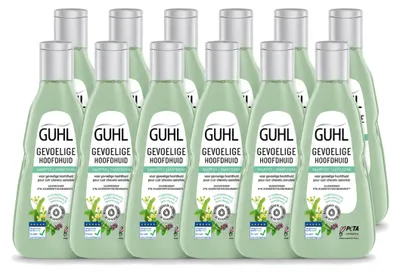 Obrázok produktu pre 12 ks šampónu Guhl pre citlivú pokožku hlavy - 250 ml - výhodný balík - 12 kusov