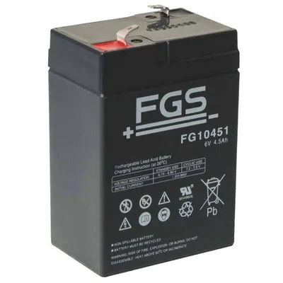 Zdjęcie produktu dla Akku passend Horizont FGS 6V 4,5Ah Euro-Blitz compact Blei