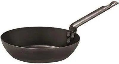 Produktbild von Paderno 11716-32 Bratpfanne, 32 cm max. Durchmesser, Gusseisen/Gussaluminium, Induktionsherd-geeignet