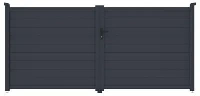 Zdjęcie produktu dla Brama dwuskrzydłowa G21 Orlando 350x158 cm, antracytowa