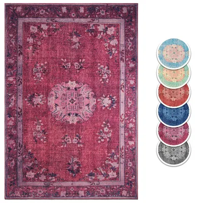 Zdjęcie produktu dla Dywan do salonu fioletowy, tradycyjny 200x290 cm