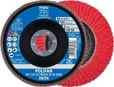 Obrázok produktu pre PFERD 67712550, 12,5 cm, 2,22 cm, 12200 ot/min, 50 g, 10 kusov