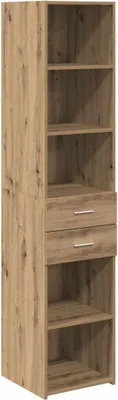 Image de Haut Armoire avec tiroir Chêne artisanal 40 x 42,5 x 185 cm