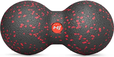 Obrázek produktu pro Hop-Sport dvojitý masážní míček EPP průměr 80 mm fasciální míček pro terapii spoušťových bodů a automasáž - červený