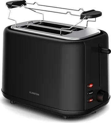 Produktbild von Klarstein Velaire Vollständiges Frühstücksset – Toaster 2 Scheiben mit Brötchenaufsatz, Wasserkocher 1,7L, Filterkaffeemaschine 10 Tassen, 7 Bräunungsstufen, Warmhaltefunktion, Glas-Kanne