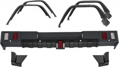 Produktbild von Heckstoßstange & Kotflügelverbreiterung Radkästen für Mercedes G W463 89-13 G63 G65 Look.