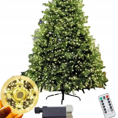 Produktbild von Außen-Weihnachtslichter 1000 LED 100 m IP67-Dekoration für Haus und Garten