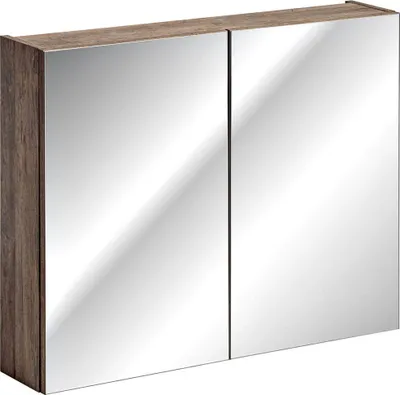 Produktbild von Spiegelschrank 80cm PUEBLA-56 in Vintage Oak Nb., B/H/T ca. 80/65/17 cm