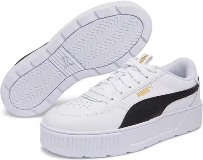 Produktbild von Puma Karmen Rebelle Sneakers Damen weiß schwarz gold Gr 40,5