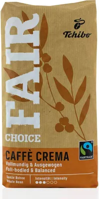 Produktbild von Tchibo Fair Choice Caffè Crema 1kg Kaffee-Bohne
