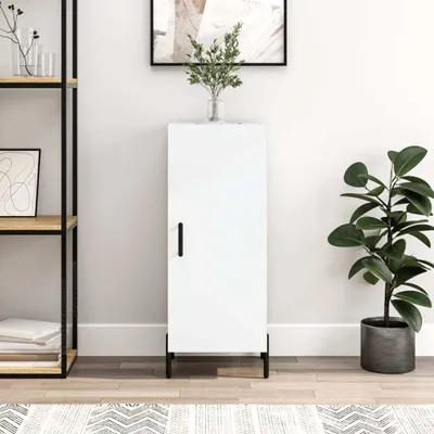 Obrázok produktu pre vidaXL Príborník biely 34,5x34x90 cm odvodený výrobok z dreva