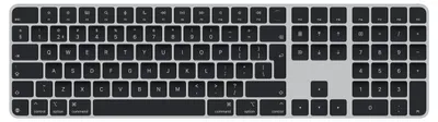 Obrázek produktu pro Apple Magic, Plná velikost (100 %), Kabelový a bezdrátový, USB + Bluetooth, QWERTY, Černá