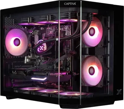 Zdjęcie produktu dla Captiva PC Highend Gaming I98-412 – Intel Core i7-14700KF, 32 GB pamięci RAM, dysk SSD 1 TB, karta graficzna GeForce RTX 5070, system Windows 11 Home