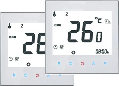 Produktbild von 2X 16A LCD Raumthermostat thermostat Elektroheizung Fußbodenheizung Programmierbares wöchentliche Raumtemperaturregler【GB-16A für elektrische Heizung】