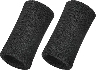 Produktbild von Elastische Baumwoll-Sport-Handgelenkbandagen 2er-Pack - Schweißabsorbierend und Schnell Trocknend