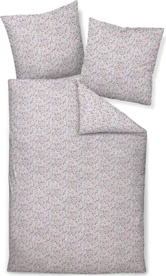 Produktbild von Janine Design Bettwäsche-Garnitur Mako-Soft-Seersucker 20154 TANGO Farbe lila beere Größe 155x220+80x80