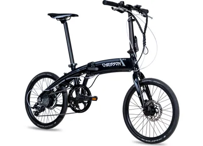 Produktbild von 20 Zoll E-Faltrad CHRISSON EF3 9G SHIMANO Sora & ANANDA 10Ah schwarz