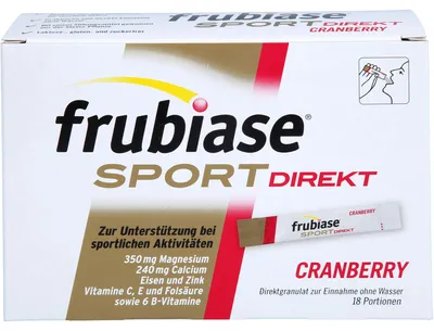 Image de frubiase Sport direct Cranberry, 18 sachets