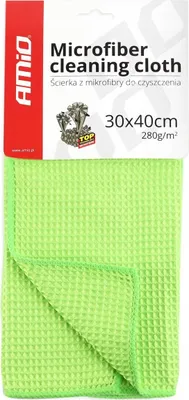 Immagine prodotto di Panno in microfibra Waffle per vetri auto 30x40cm 280g AMIO-02606