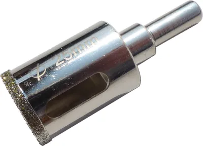Produktbild von Fliesenbohrer Ø 25mm Glasbohrer Diamantbohrer Steinbohrer Kernbohrer Bohrkrone Hohlbohrer Diamantbohrkrone Marmorbohrer Bohrer BOHRFUX