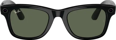 Produktbild von Ray-Ban 53 mm Meta Wayfarer-Brille, Schwarz One Size