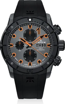 Produktbild von EDOX CO-1 Carbon Chrono Automatic 01125-CCN-GNO Herrenuhr CO-1 Carbon Chrono Automatic