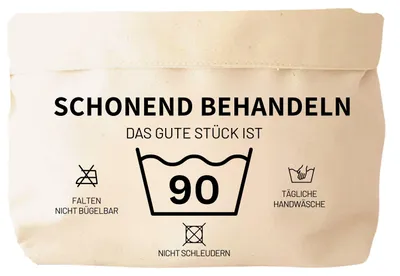 Geschenkkorb zum selbst befüllen zum 90. Geburtstag, Schonend behandeln das gute Stück ist 90 