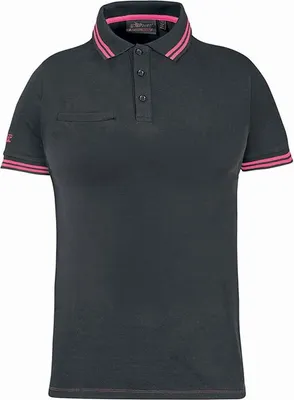 Produktbild von U-Power Polo-Shirt Way Lady, Farbe:grey fucsia, Größe:2XL