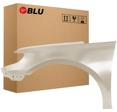 Productafbeelding van BLU Spatbord geschikt voor VW Volkswagen Passat CC LR7L Links Zilver SilberLeaf | 2008-2012 | Voorzijde | Gelakt | Montageklaar