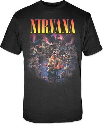 Produktbild von Nirvana Unplugged Photo Black L T-Shirt