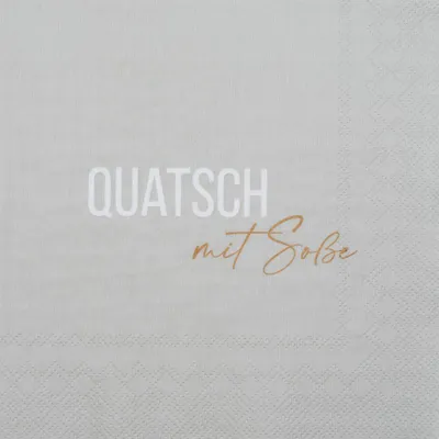 Produktbild von Räder Design Serviette Quatsch mit Soße (20-teilig)