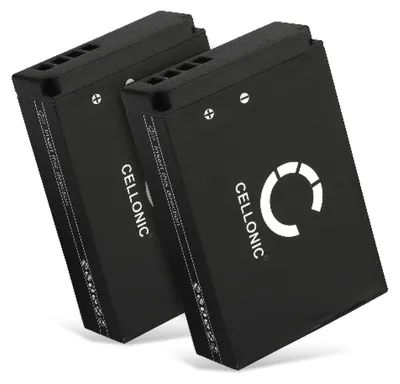 Produktbild von CELLONIC 2x Akku für Kamera Kompatibel mit Canon EOS M50, PowerShot SX70 HS, EOS 100D, LP-E12 - (820mAh, 7.4V)