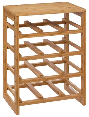 Obrázok produktu pre 5 Five Simply Smart Bottle Rack Linha na 12 fliaš, stojan na fľaše vína, stojan na víno, bambus, 189634