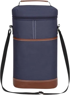 Produktbild von Famanu Kühltasche Flasche - Lekfreies Design - Blau