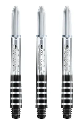 Produktbild von Winmau | Prism Force | Dartschäfte | Transparent | Medium 48 mm | Polycarbonat | Gripzone | 1 Set 3 Stück