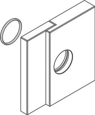 Produktbild von AXOR Axor 93599000 Rosette or Edge
