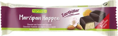 Immagine prodotto di Bocconcini di marzapane al cioccolato fondente 50g