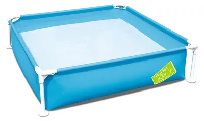 Produktbild von Bestway® My First Frame Pool 122 x 122 x 30,5 cm, blau , eckig