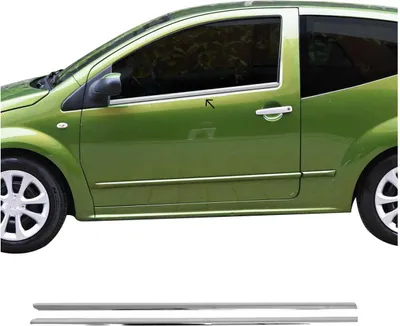 Zdjęcie produktu dla Listwy okienne do Citroen C2 2003-2009 stal nierdzewna chrom 2szt