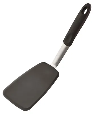 Image de Spatule en silicone - Résistante à la chaleur et adaptée aux ustensiles antiadhésifs - Noire