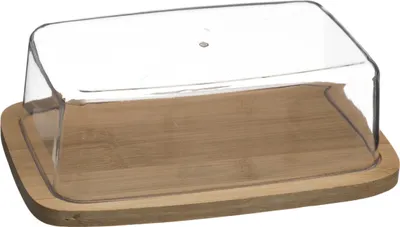 Produktbild von 5five Simply Smart Butterdose Bamboo, Butterschale, Bambus, Kunststoff, Beige, 151189