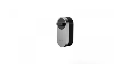 A product shot of a padlock on a white background.