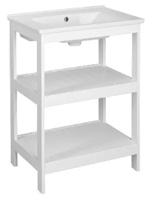 Immagine prodotto di Aqualine Etide - Mobile lavabo 615x850x440 mm, bianco opaco ET610