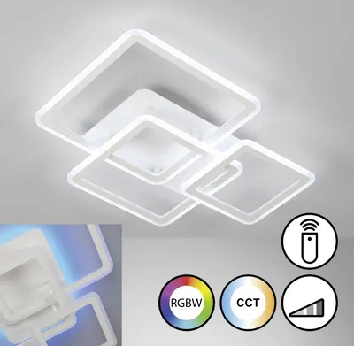 Produktbild von FISCHER & HONSEL Deckenleuchte GELDER B 65.50 cm beige Deckenlampe
