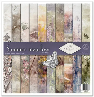 Produktbild von Scrapbooking-Papier Set 30×30 cm – SLS-034 Summer Meadow – ITD Collection