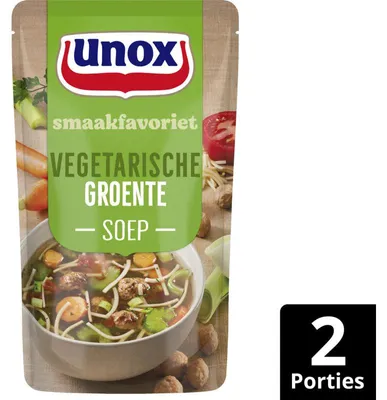 Produktbild von Unox Vegetarische Gemüsesuppe 570 g – herzhafte, gesunde Gemüsesuppe