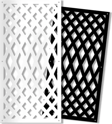 Produktbild von SIVIGLIA – Pannello traforato in PVC – spessore 10mm 73x148 cm weiß