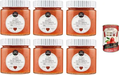 Produktbild von 6x CASCINA SAN CASSIANO Dolomiti sauce mit Speck und Asiago DOP 190 g