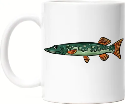 Produktbild von Fisch Tasse Angler Angeln Fische Angelzubehör Geschenkidee Karpfen Dorsch Hecht Forelle