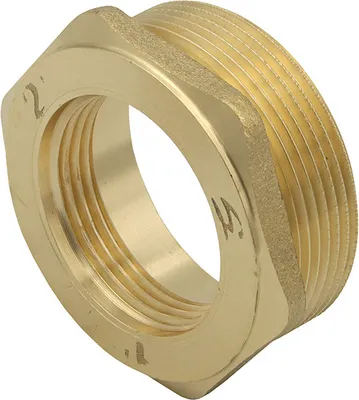 Produktbild von Messing Fitting Reduzierstück 1 1/4 IG x 2 AG Zoll Reduzierung